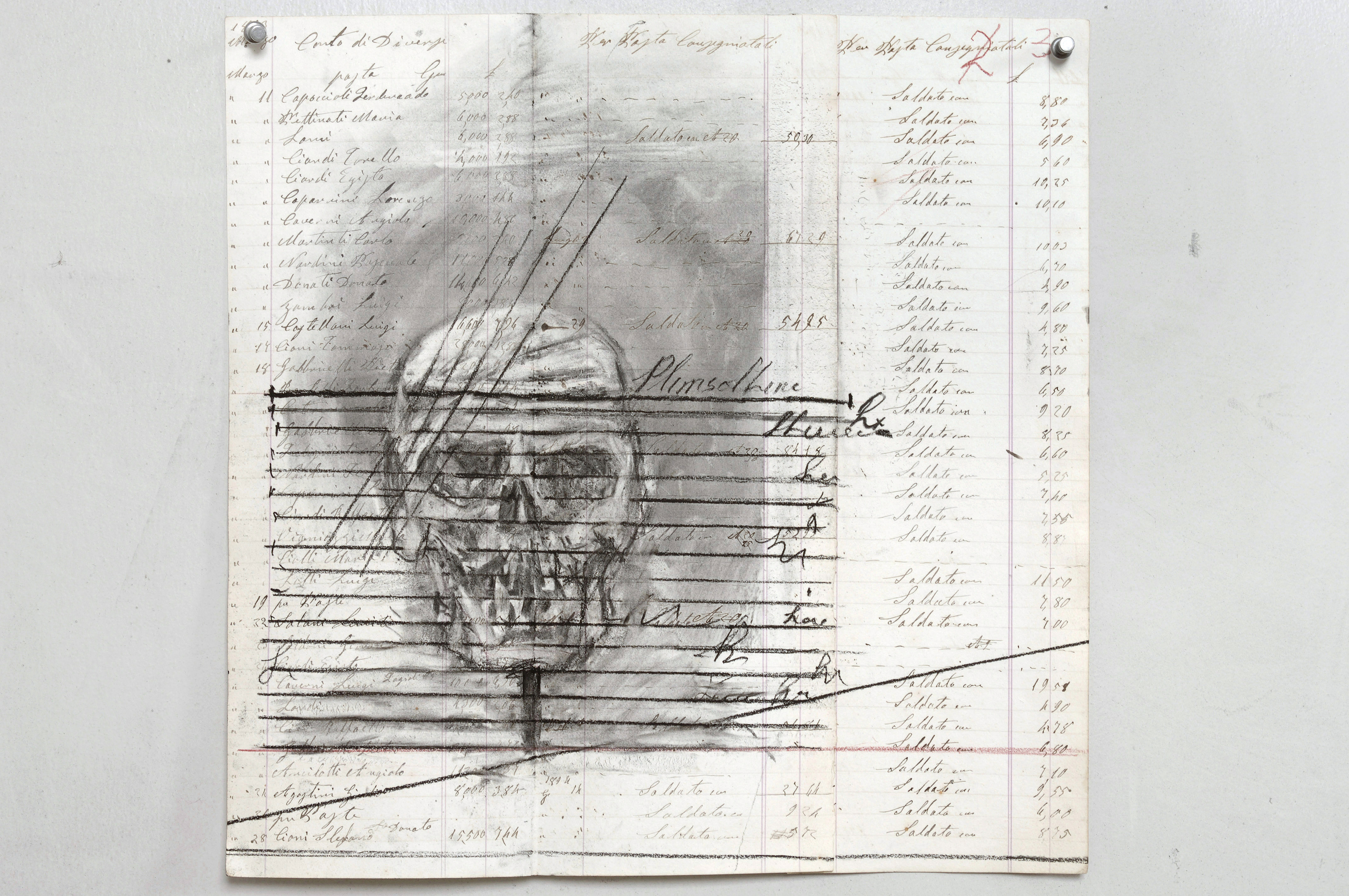 Drawing for Black Box / Chambre Noire (Skull)